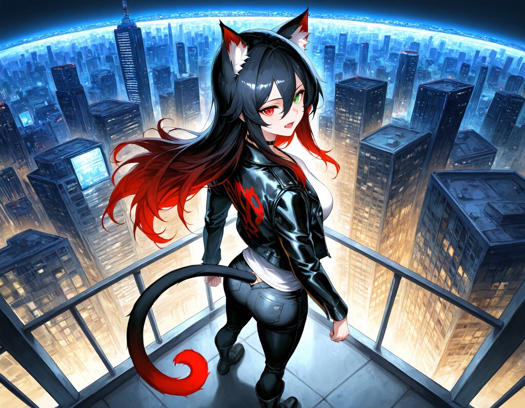 屋上から見渡す風景