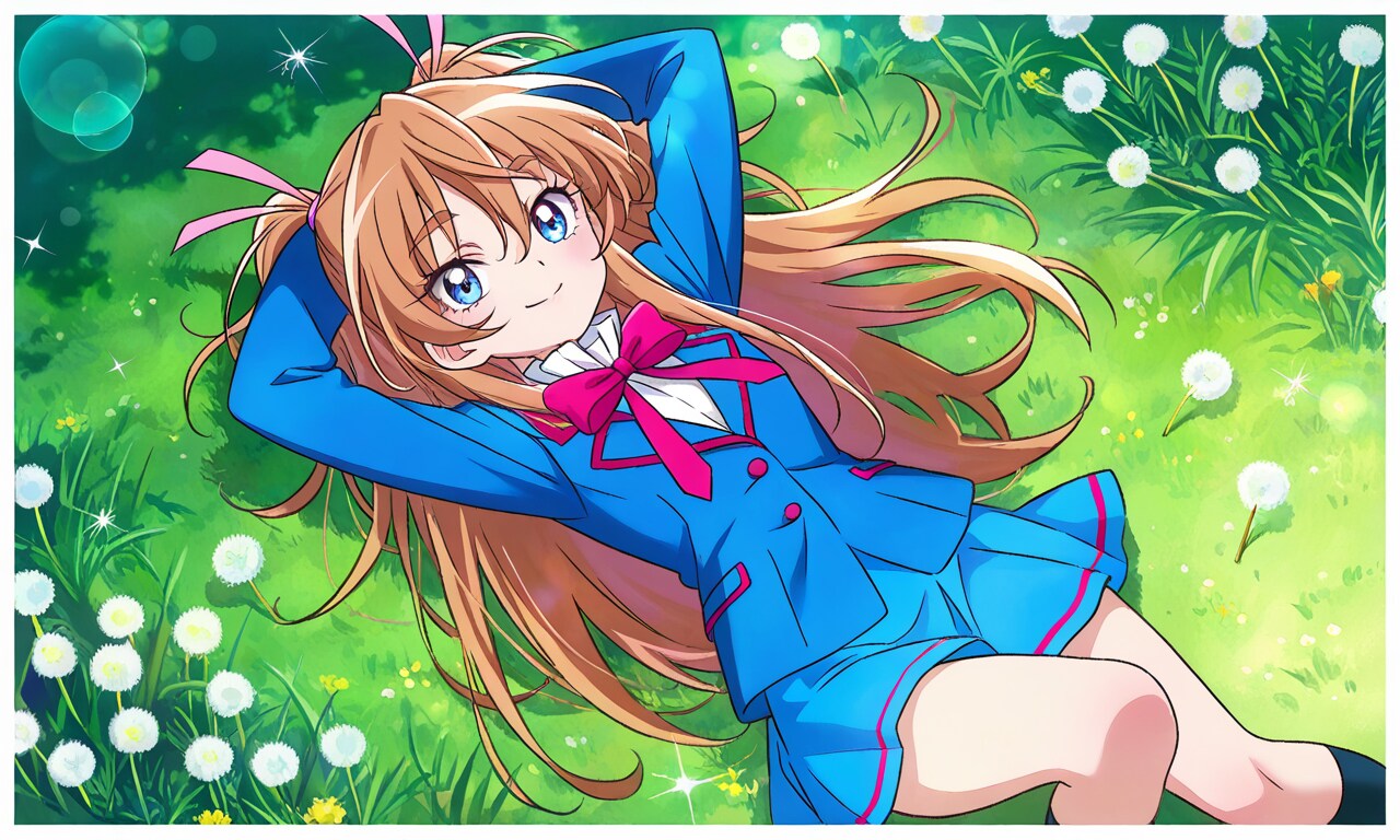 春空を眺めて☘️北条響。 | の人気AIイラスト・グラビア