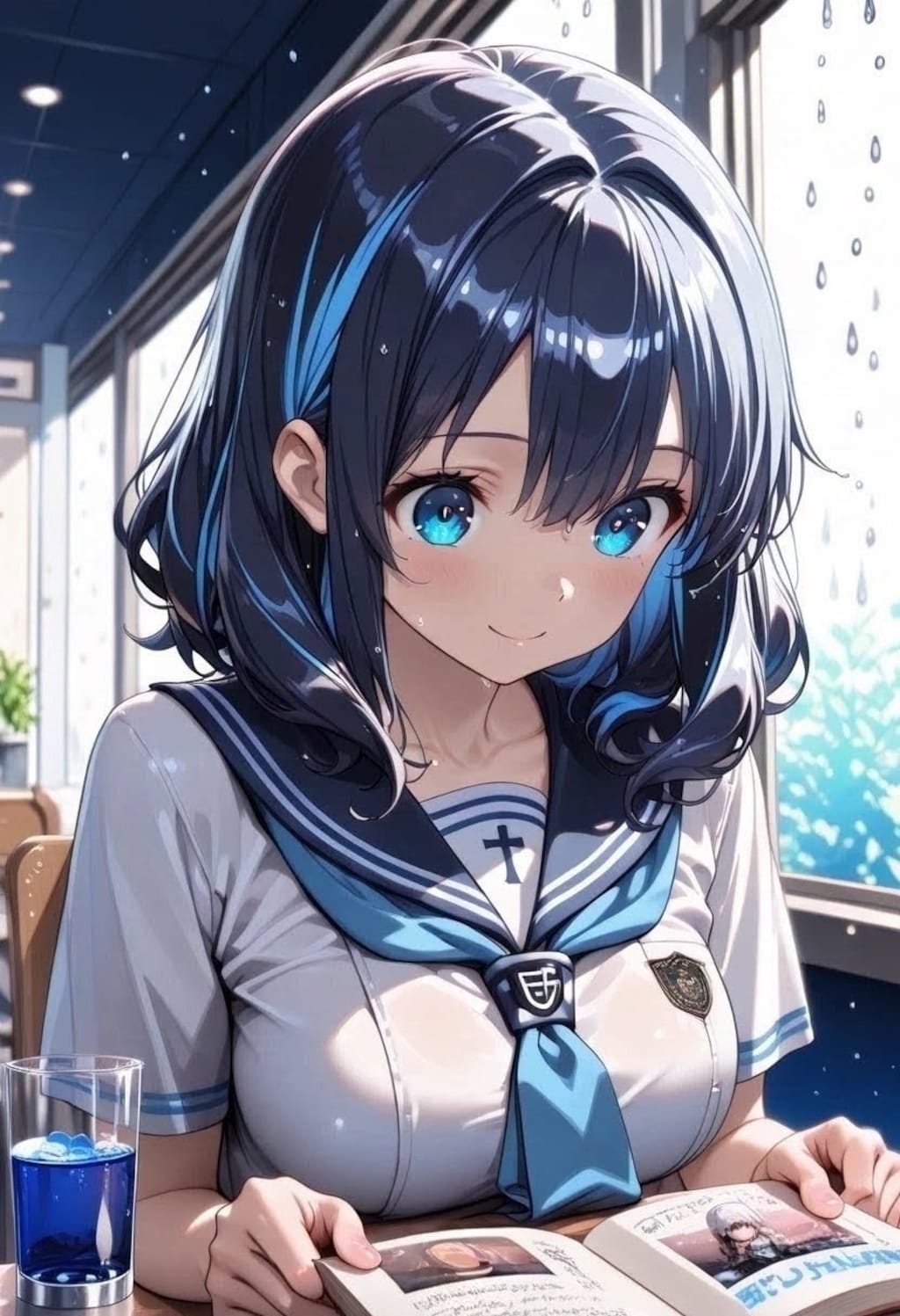 青の少女
