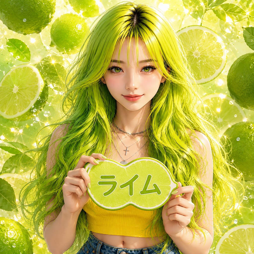 サムネ用 ライムちゃん🍋‍🟩