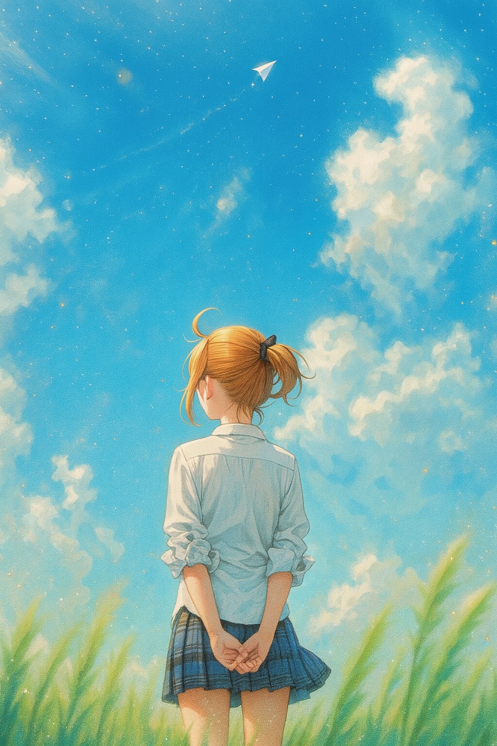 紙飛行機 | の人気AIイラスト・グラビア