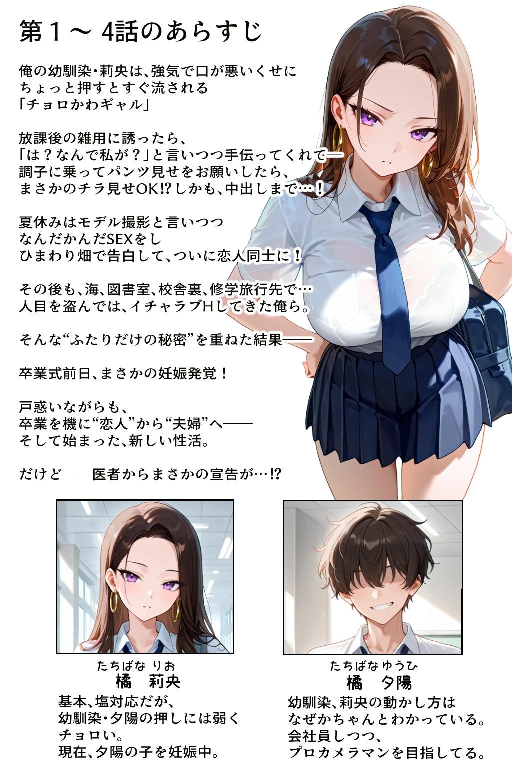 【試し読み1】強気だけど実はチョロすぎる幼馴染ギャルー妊婦編ー