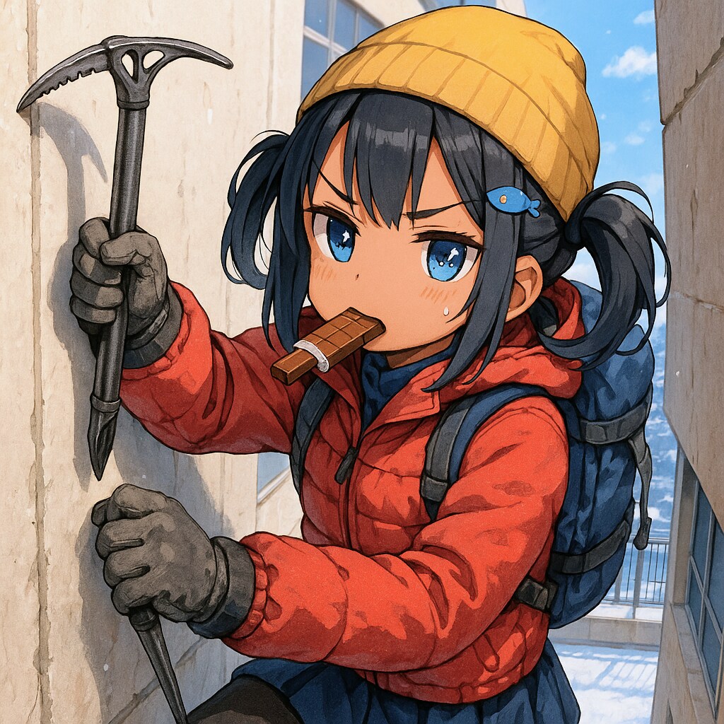 攀登るこなつちゃん