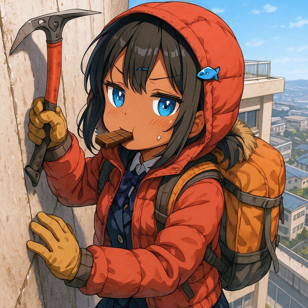 攀登るこなつちゃん