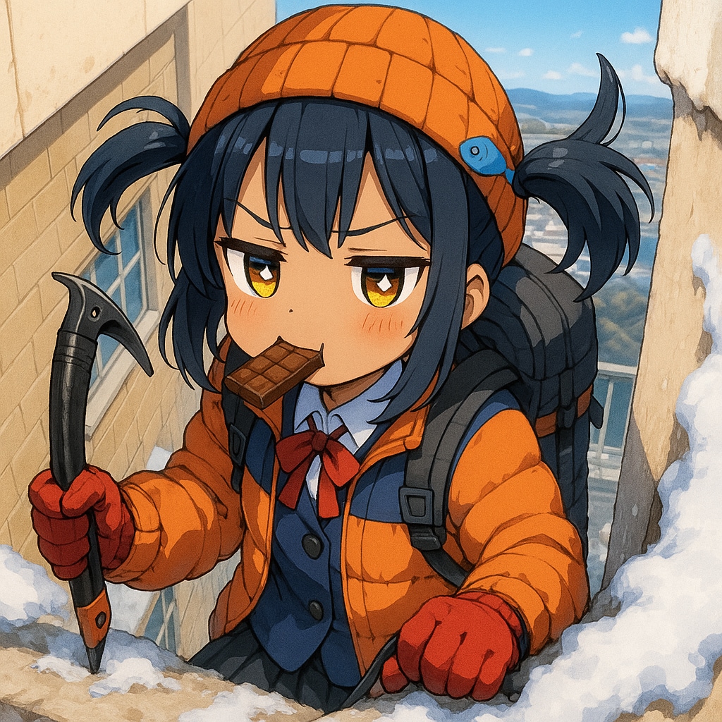 攀登るこなつちゃん