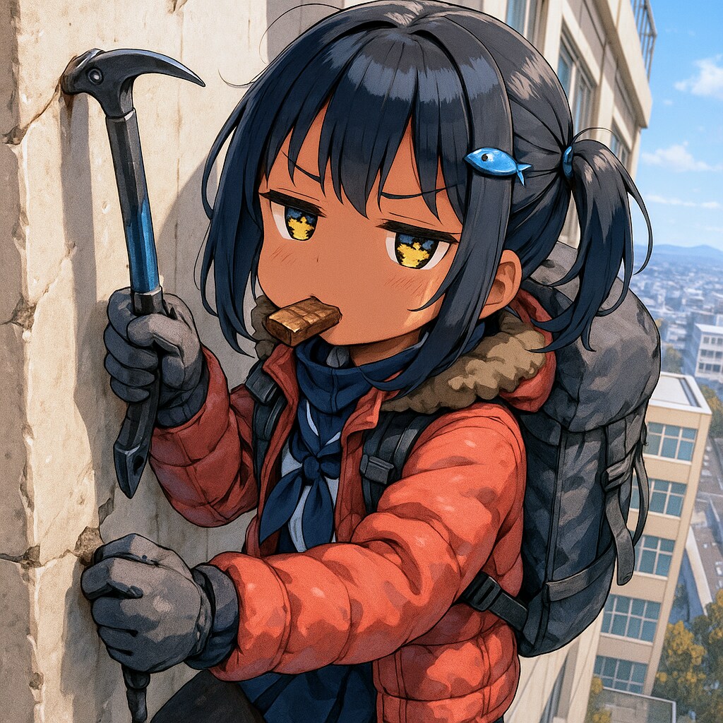 攀登るこなつちゃん