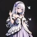 バタフリー擬人化 2枚目