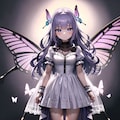 バタフリー擬人化 6枚目