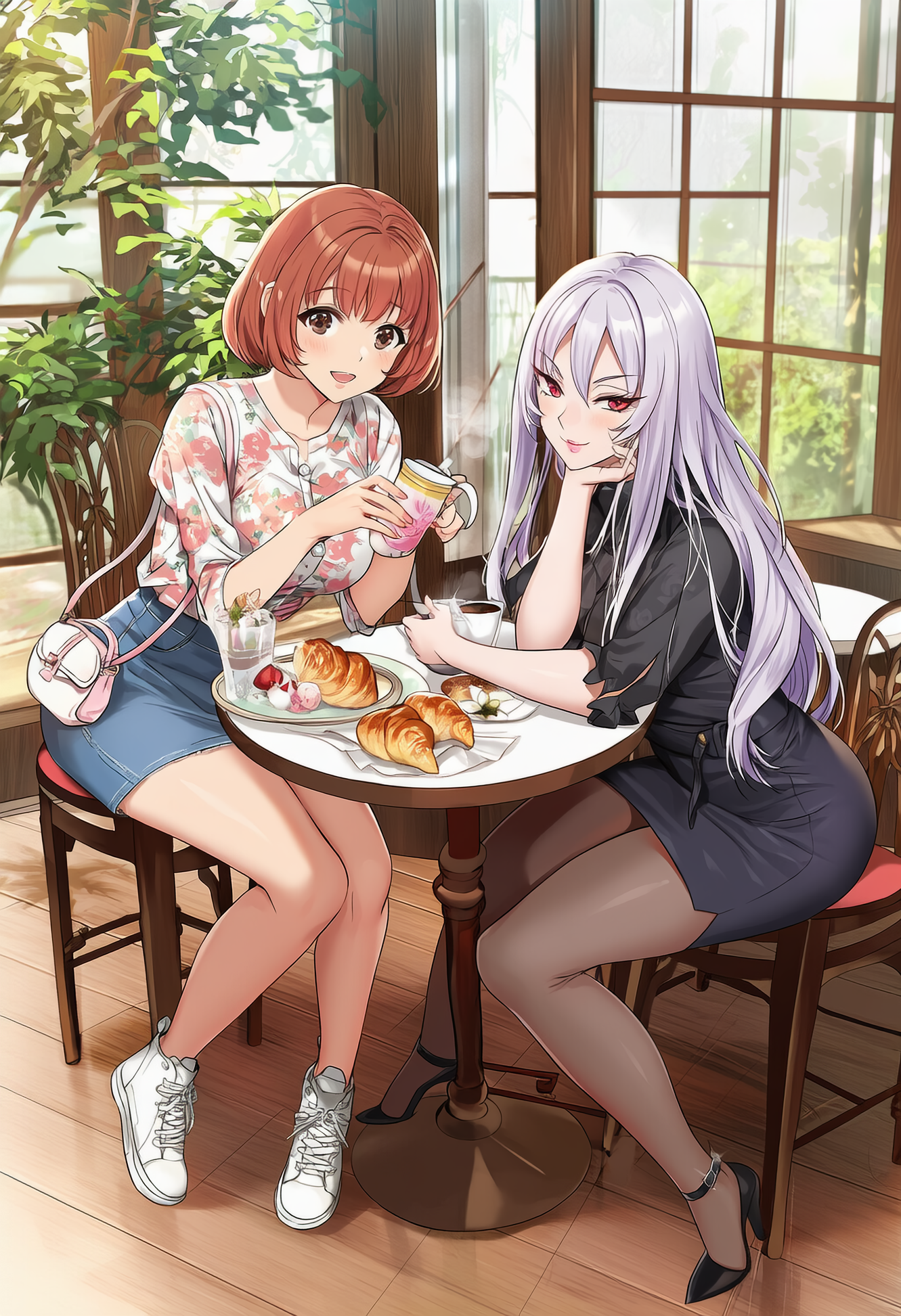 ノノカちゃんとミレナさんのカフェモーニングからデート開始！