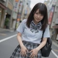 突然の風、彼女のパンティ 2枚目