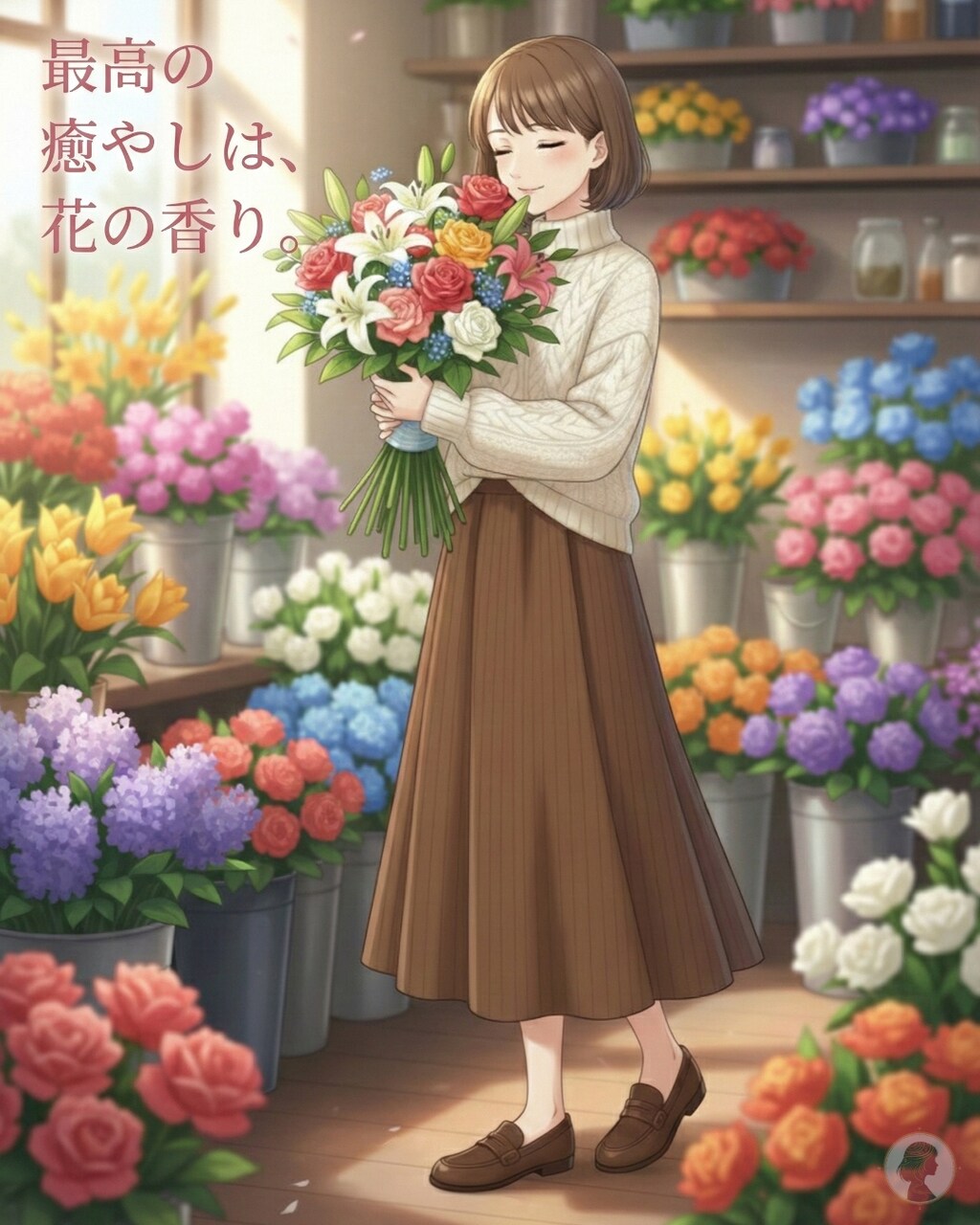 最高の癒やしは、花の香り。