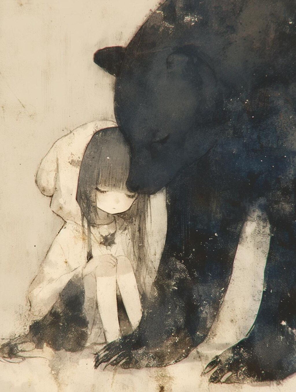 セピア✖︎くま娘🐾