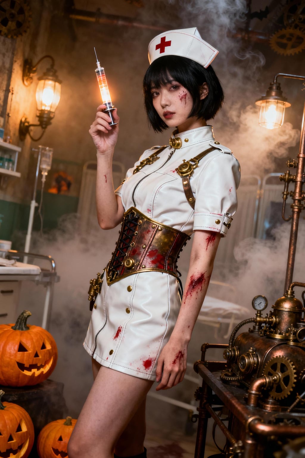 スチームパンク世界のハロウィン