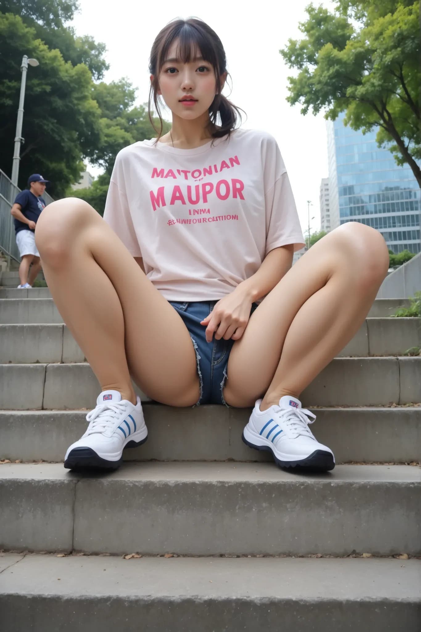 【開脚ショートパンツ】