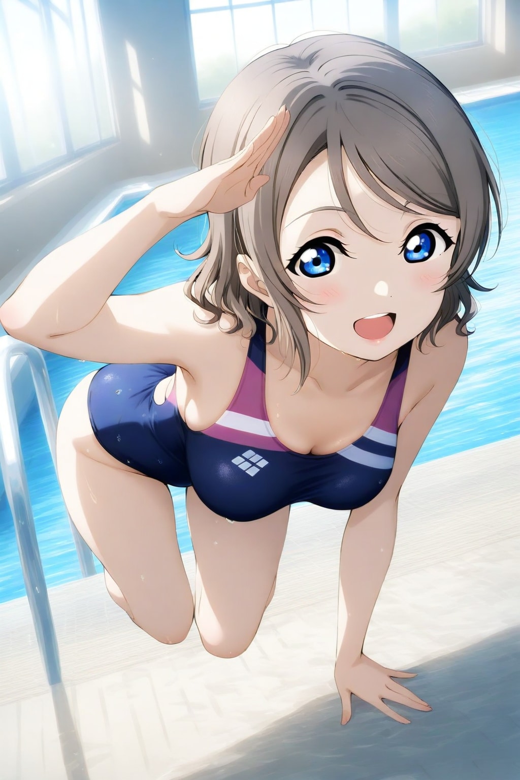 艦娘的な(失敗)＆競泳水着曜ちゃん❤️