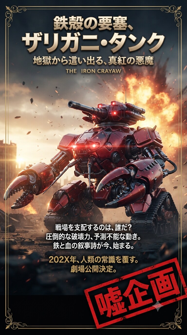 鉄殻の要塞、ザリガニ・タンク