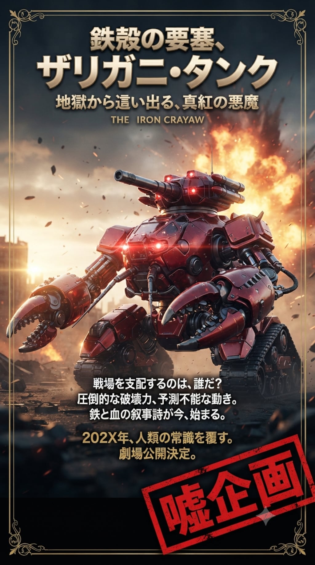 鉄殻の要塞、ザリガニ・タンク
