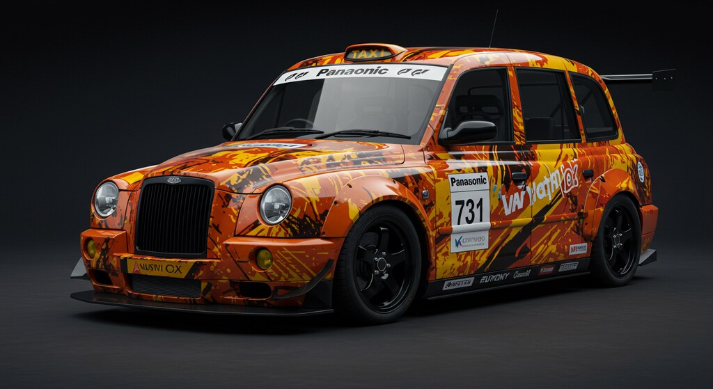 ロンドンタクシーレーシングカー