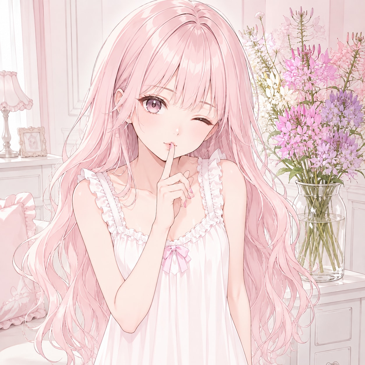 8/8の誕生花 クレオメ（ピンクちゃん）