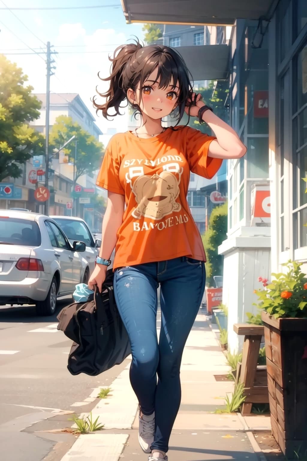 私服の彼女