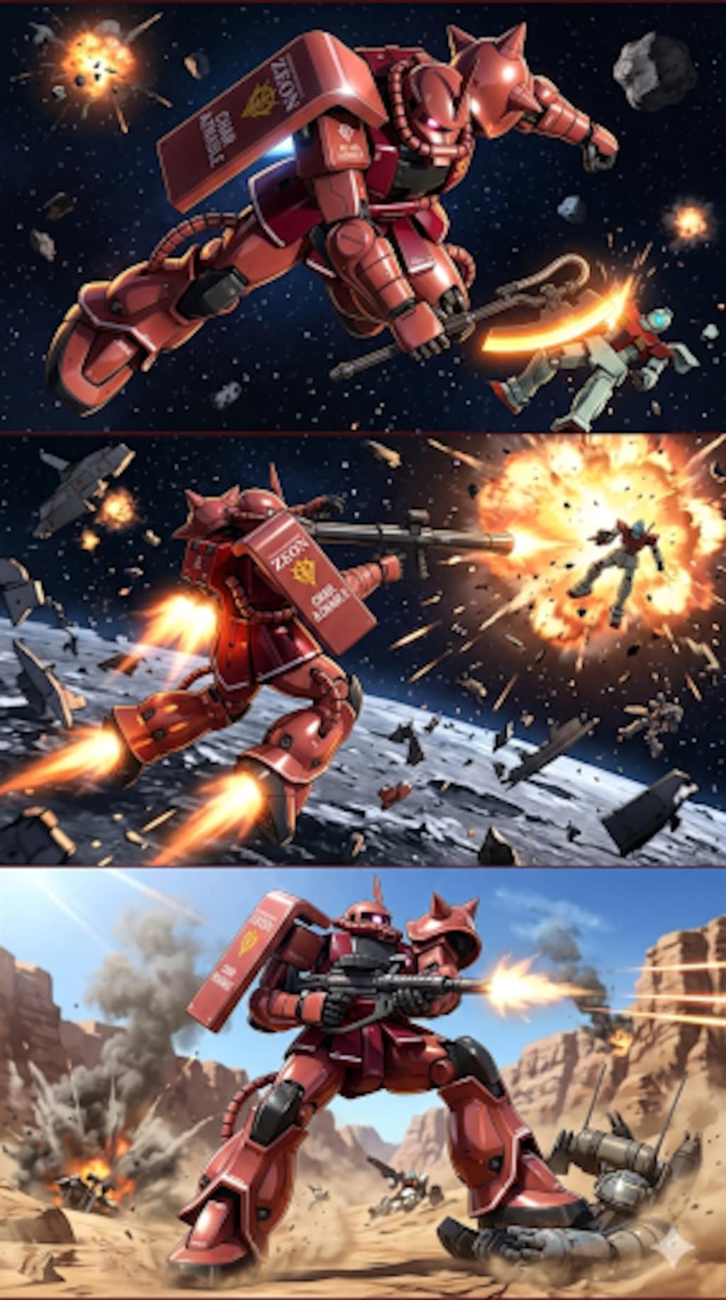 ザクの日　シャア専用ザク