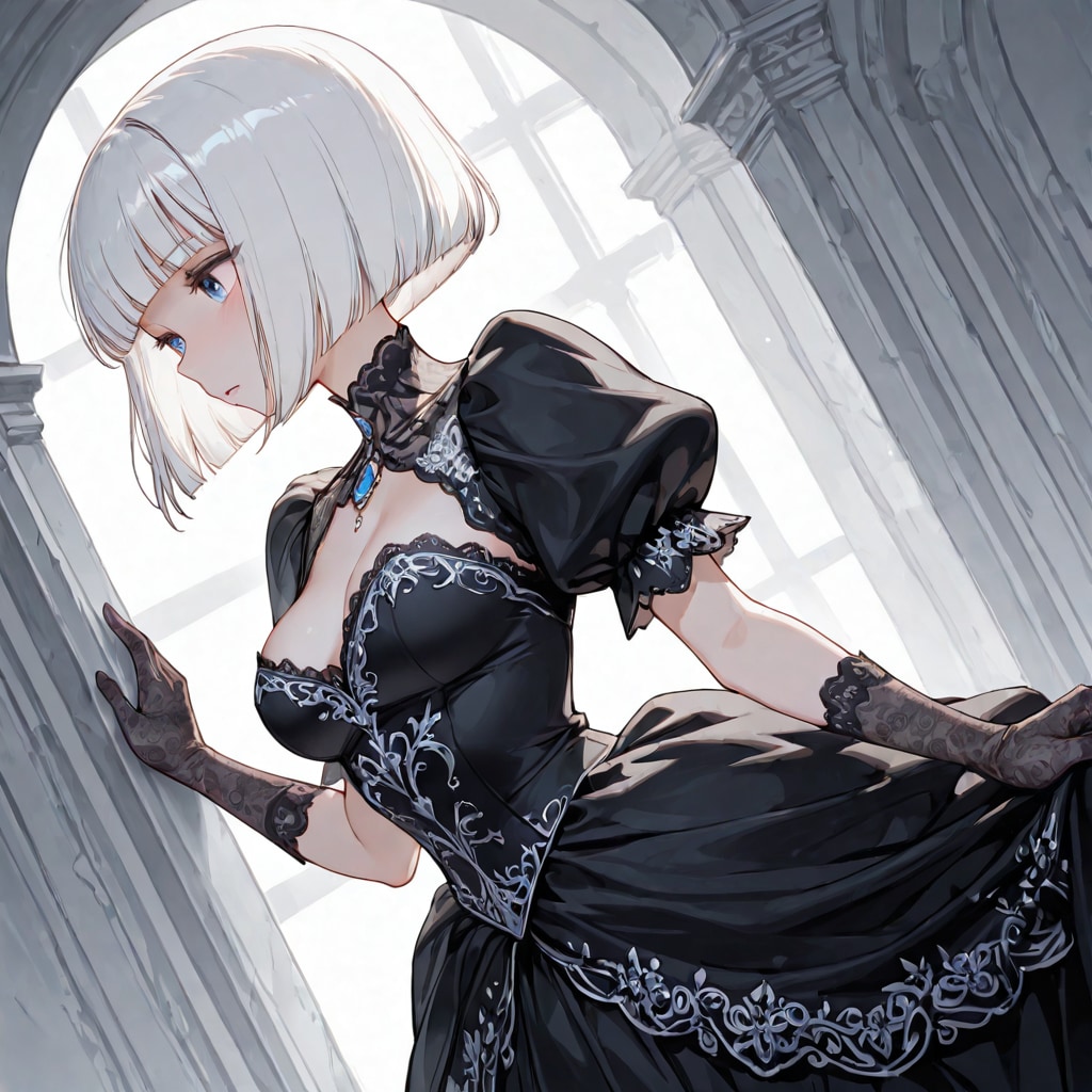 黒ドレス | の人気AIイラスト・グラビア