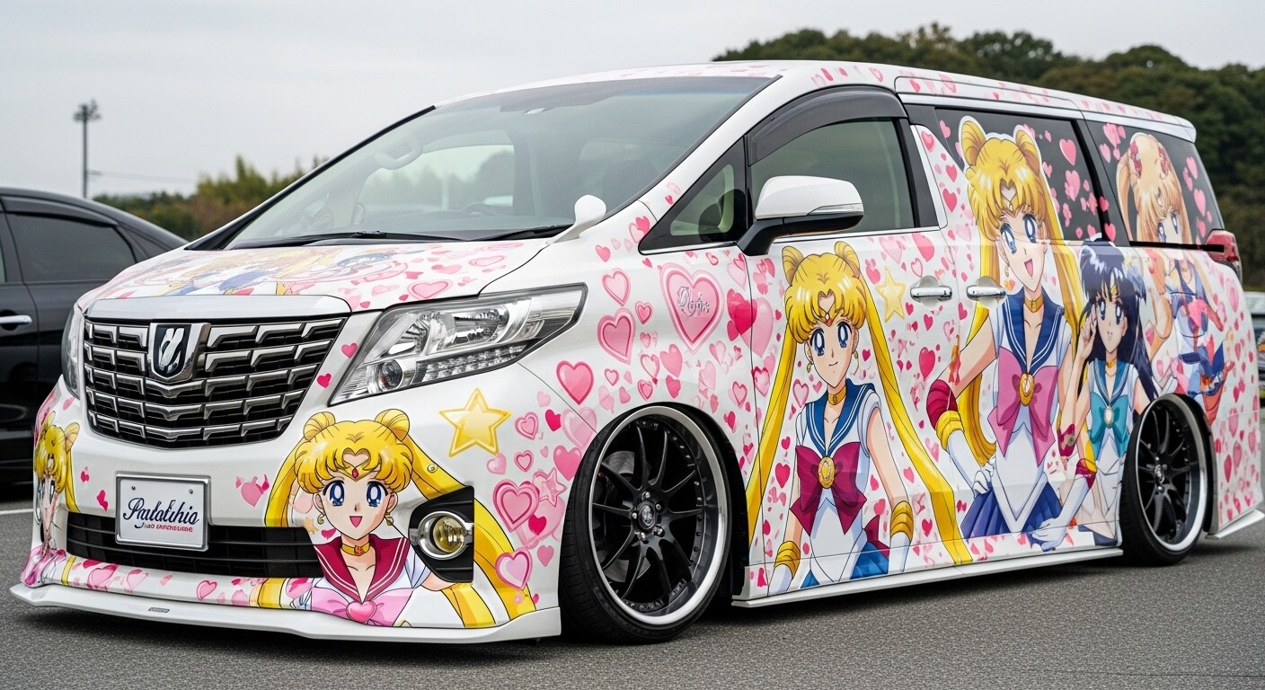 セーラームーン痛車アルファード | の人気AIイラスト・グラビア