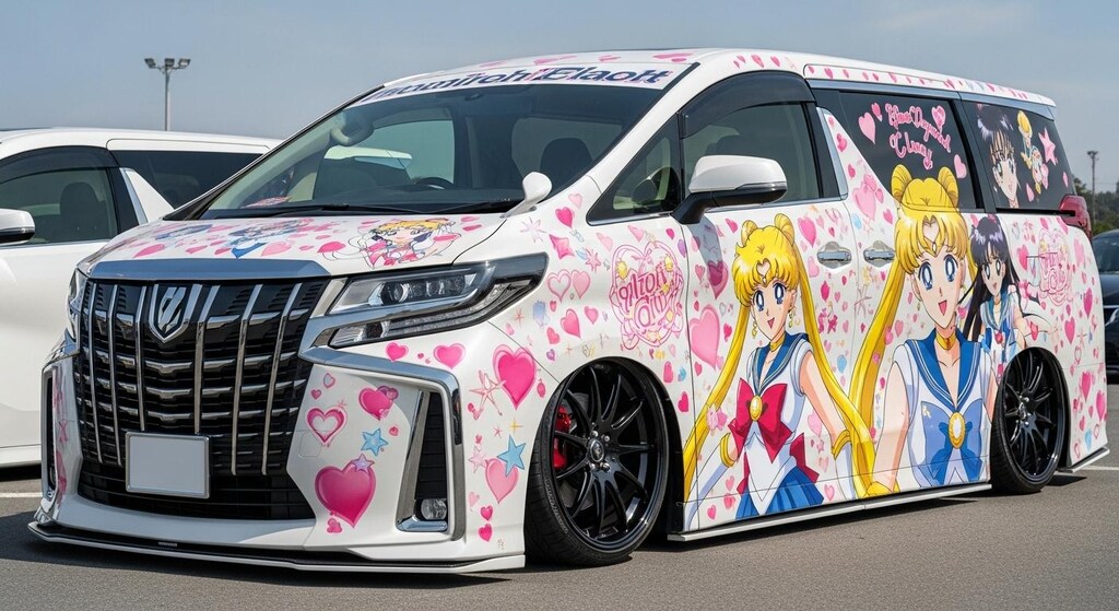 セーラームーン痛車アルファード