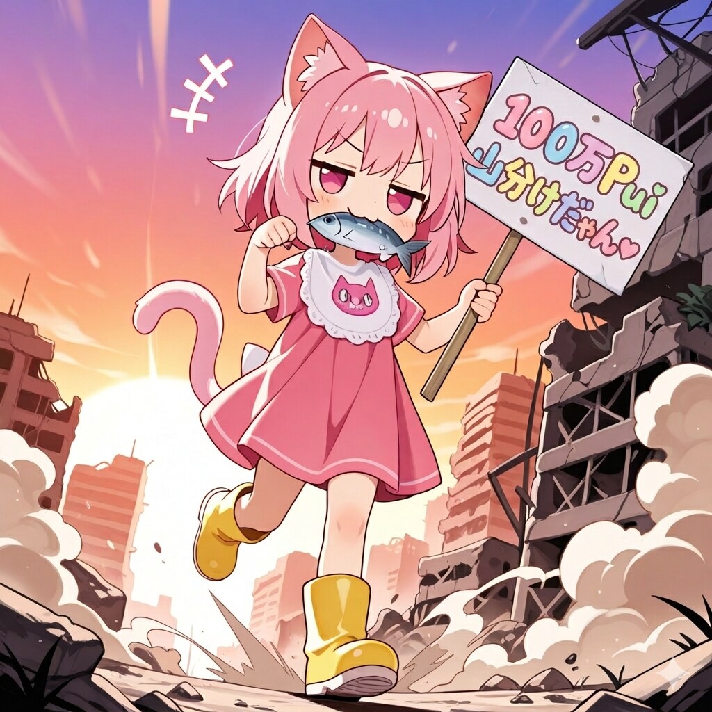 センパイの威厳を見せつけるねこちゃん！！