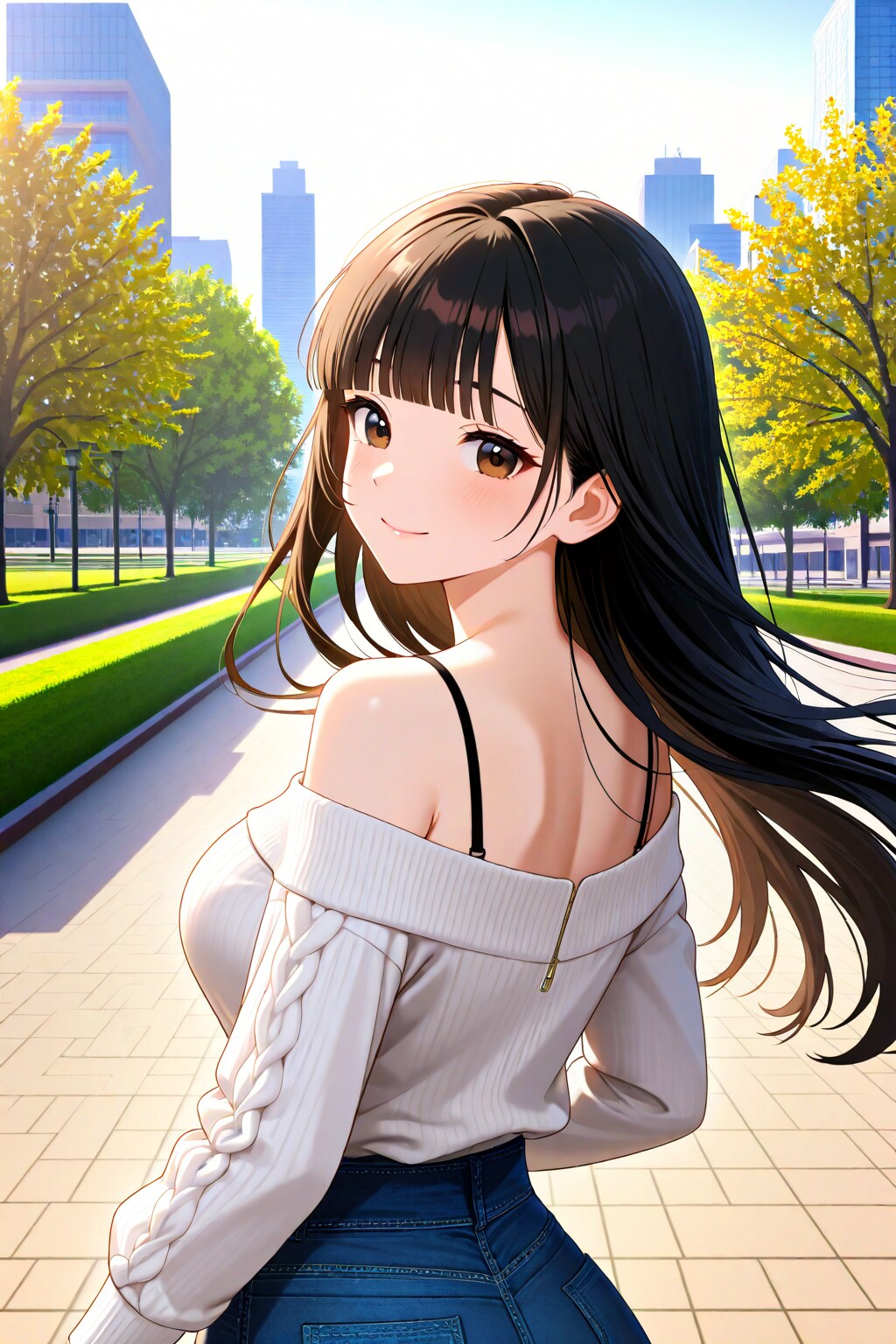 振り向くサキちゃん