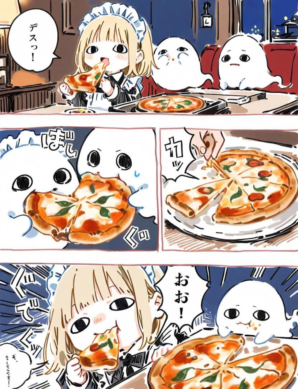 マ ン ガ 風 味 オブ メ イ ド ち ゃ ん🍕💥💥💥
