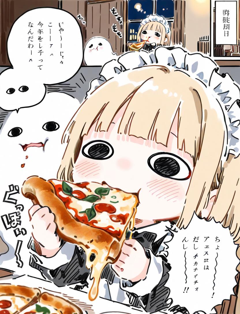 マ ン ガ 風 味 オブ メ イ ド ち ゃ ん🍕💥💥💥