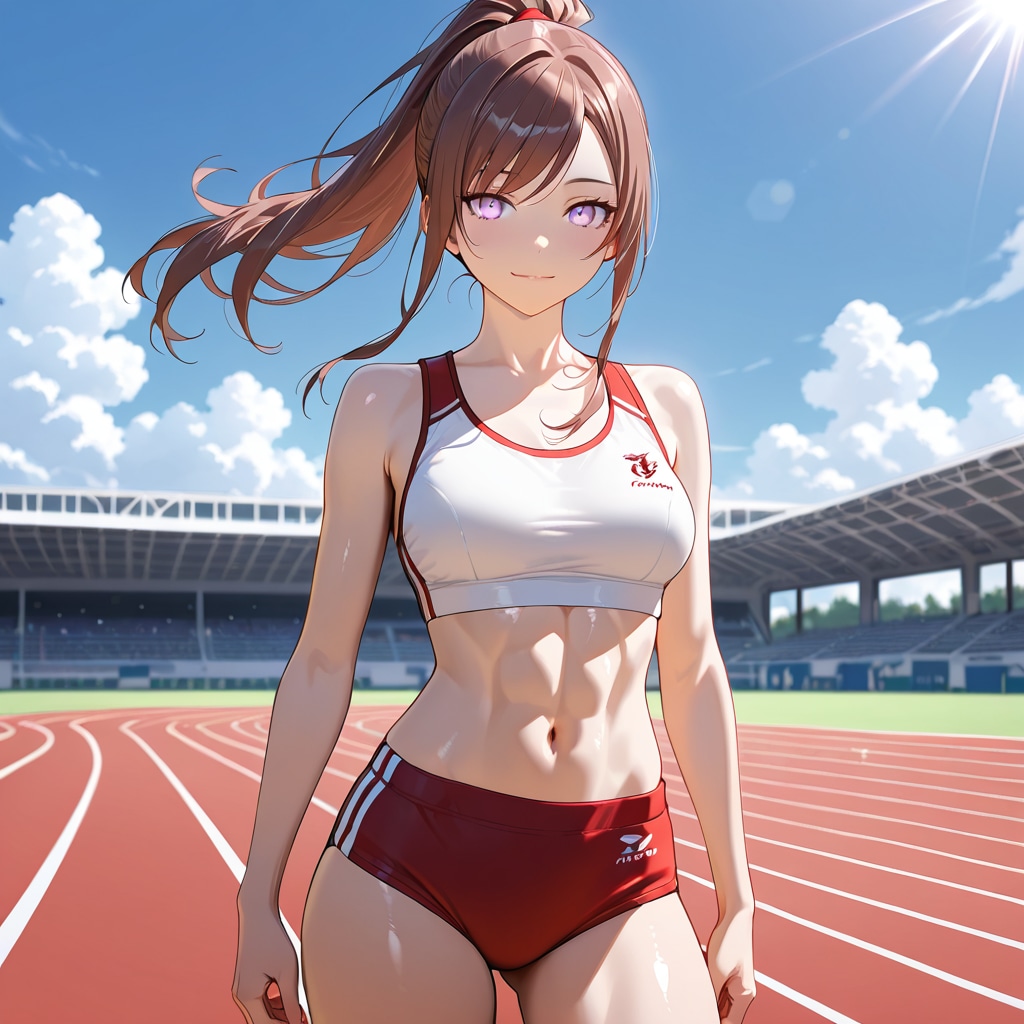 赤いブルマ。