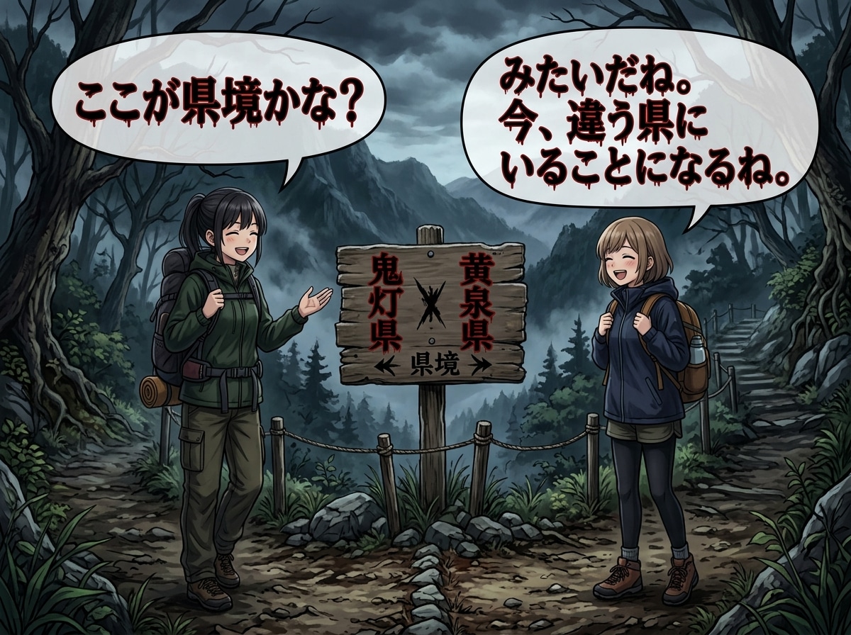 不穏な県境(と台詞の見た目) | の人気AIイラスト・グラビア