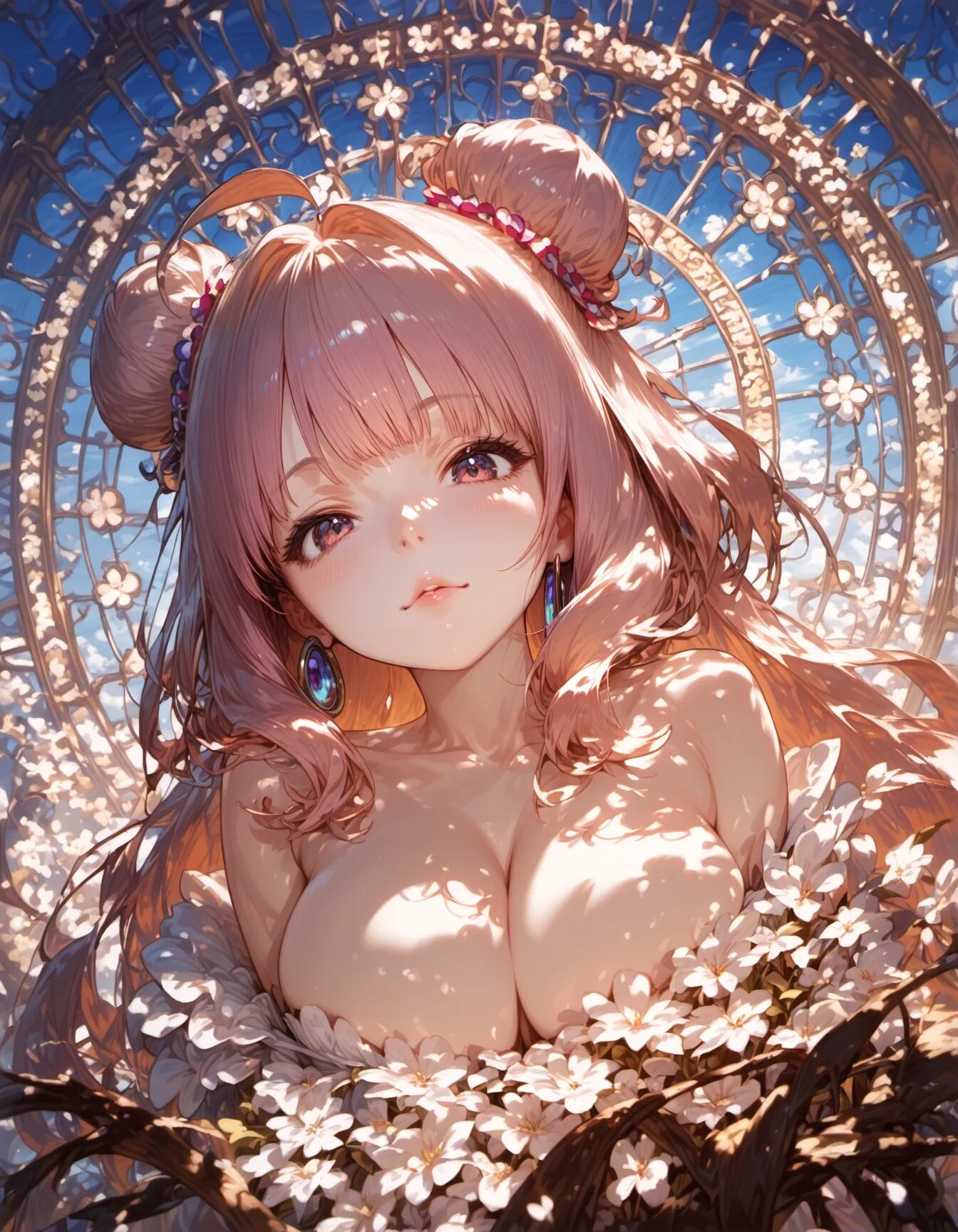 The Garden Beneath the Glass Sky | の人気AIイラスト・グラビア