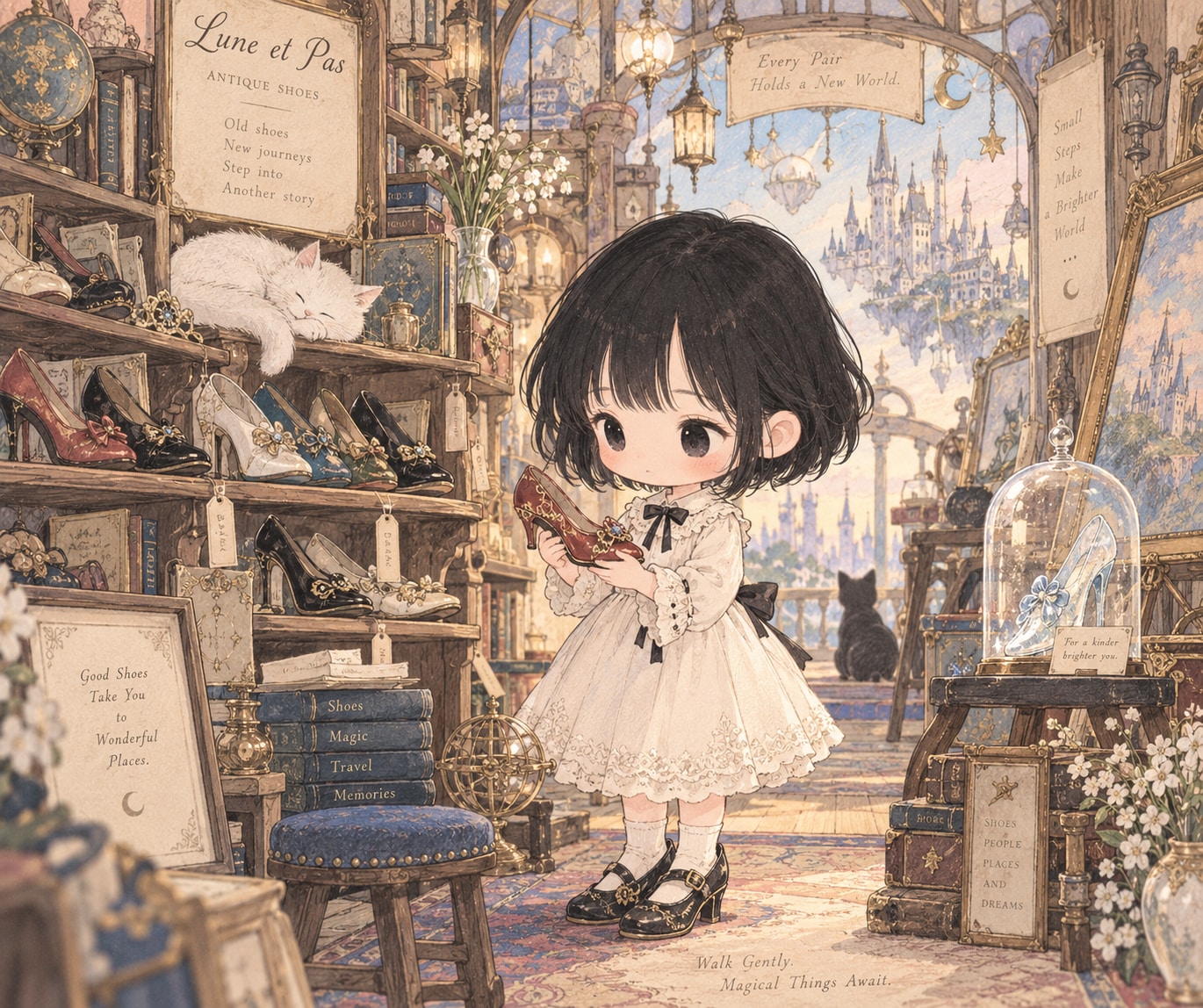 架空靴店 | の人気AIイラスト・グラビア