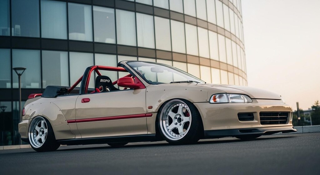 シビッククーペオープンカーEG