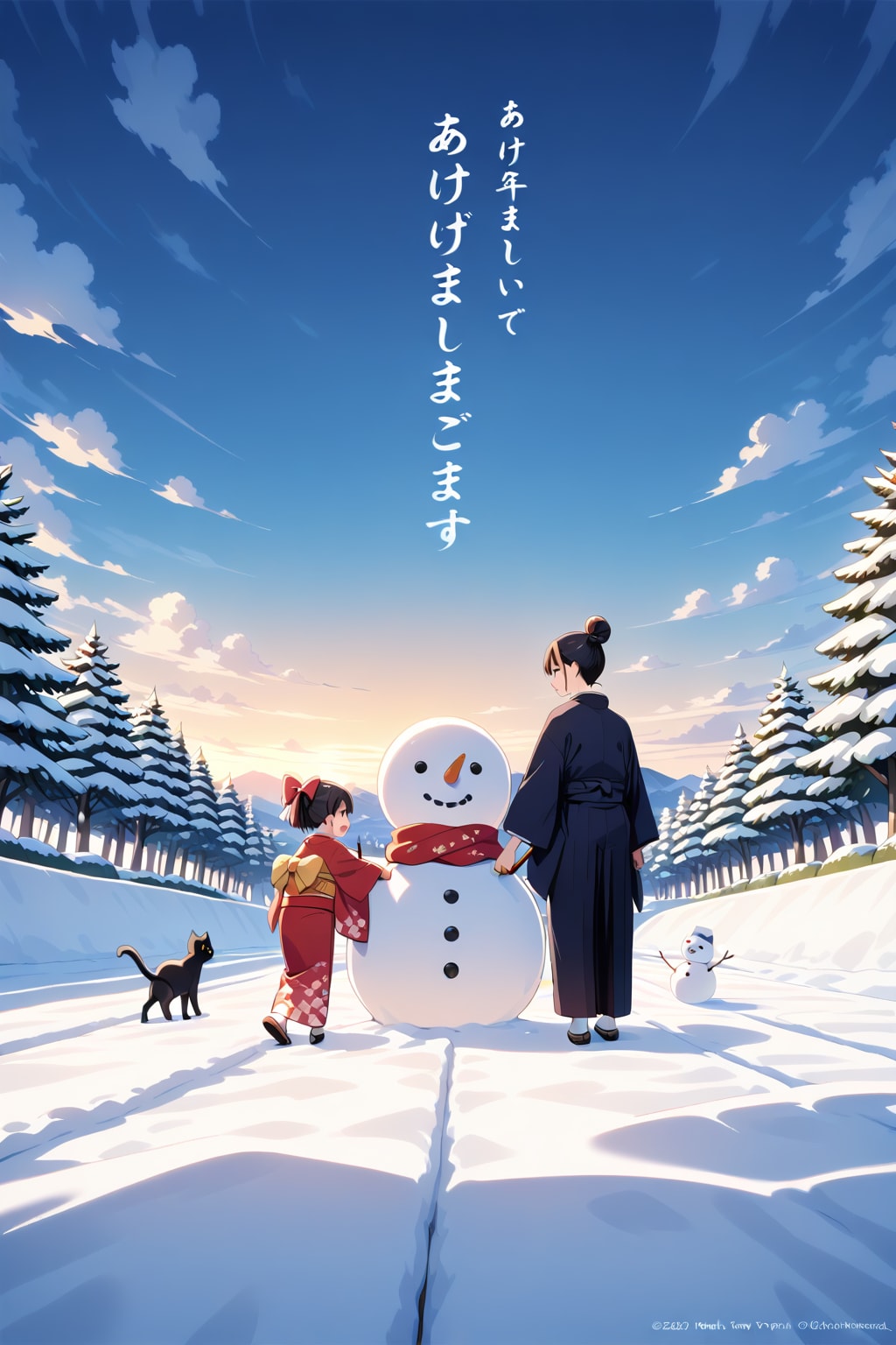 雪だるま | の人気AIイラスト・グラビア