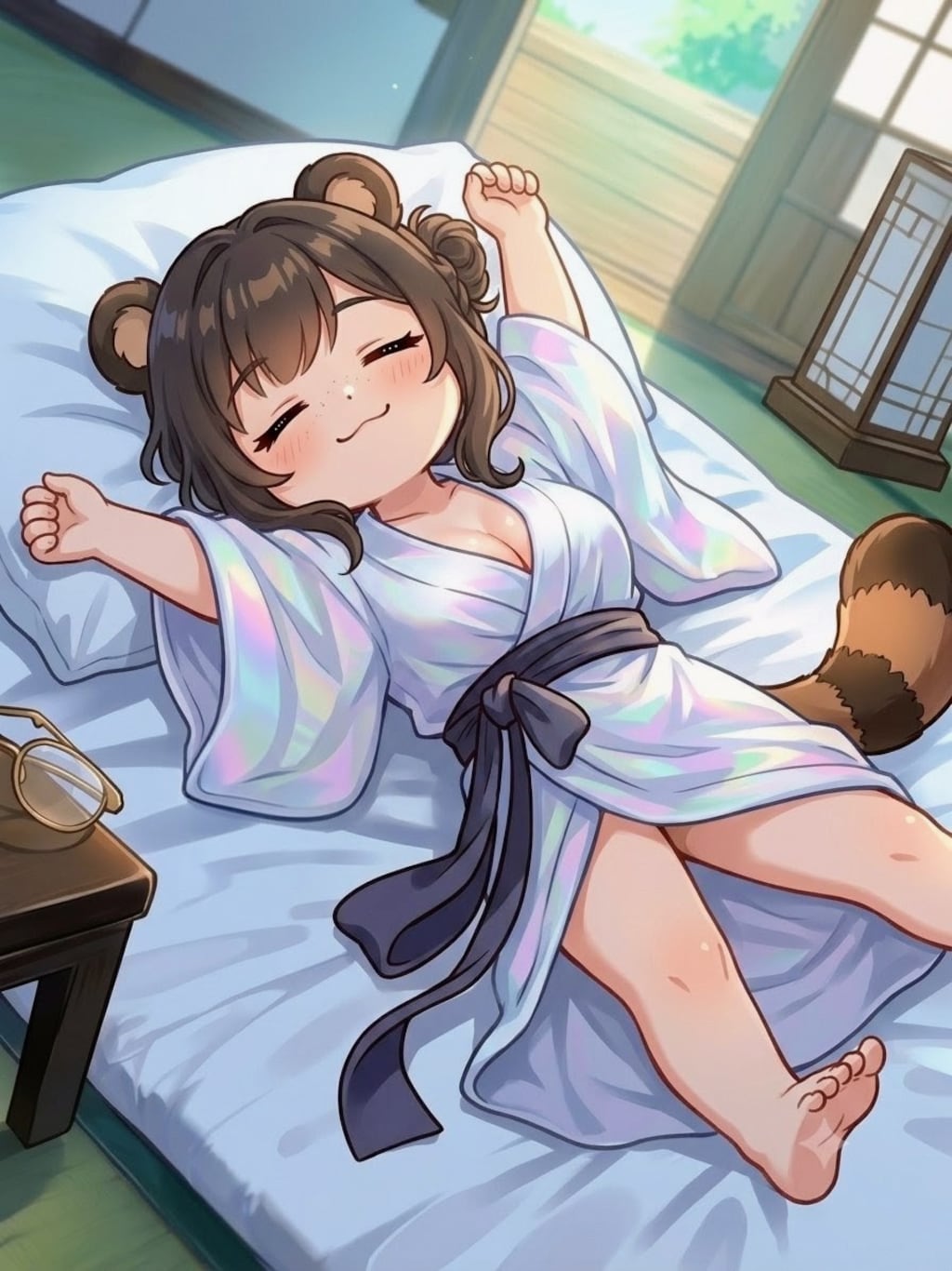 寝相