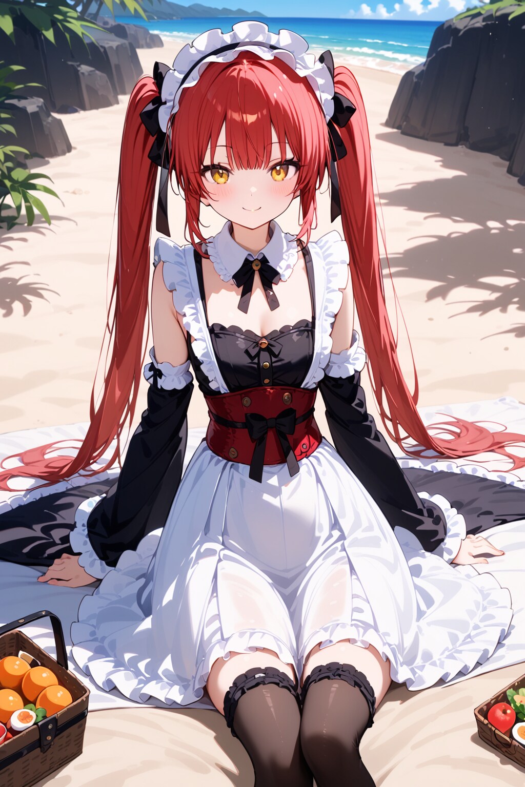 ゴスロリの赤髪ちゃん