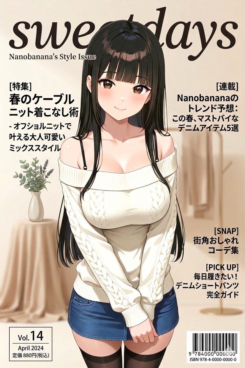 サキちゃんとファッション雑誌
