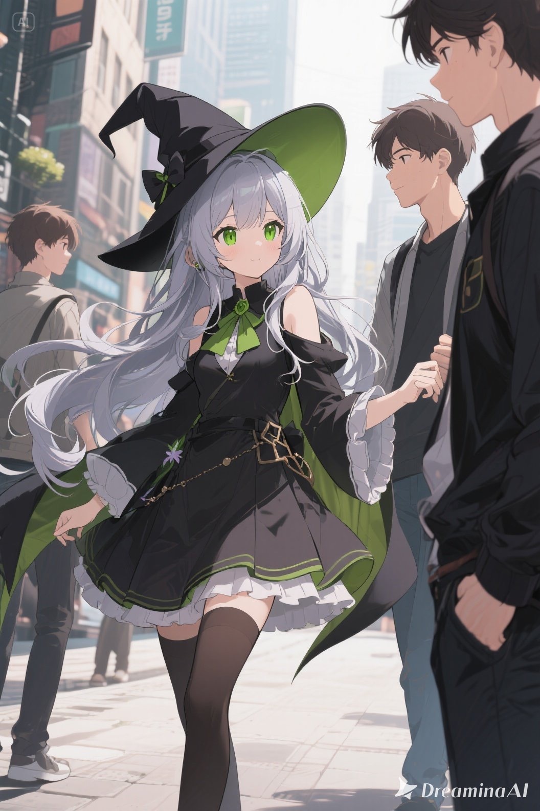 街でナンパされるステラちゃん | の人気AIイラスト・グラビア