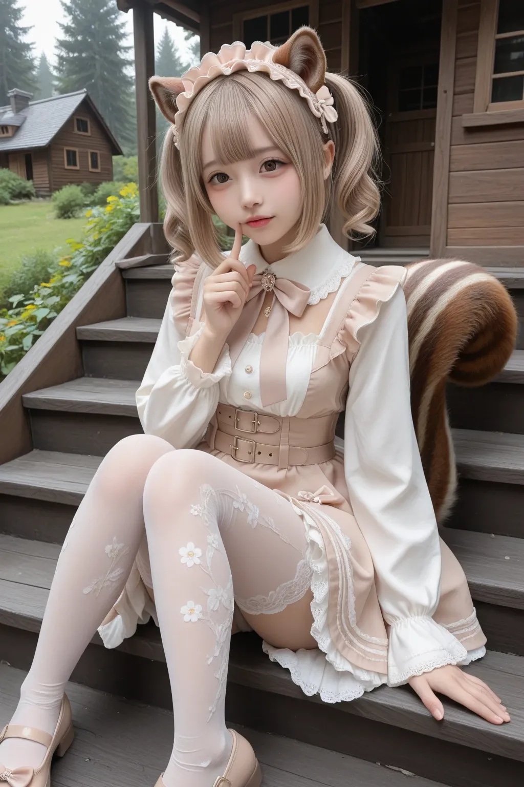 シルちゃん地雷系フェイス003《おいでよ どうぶつの娘》