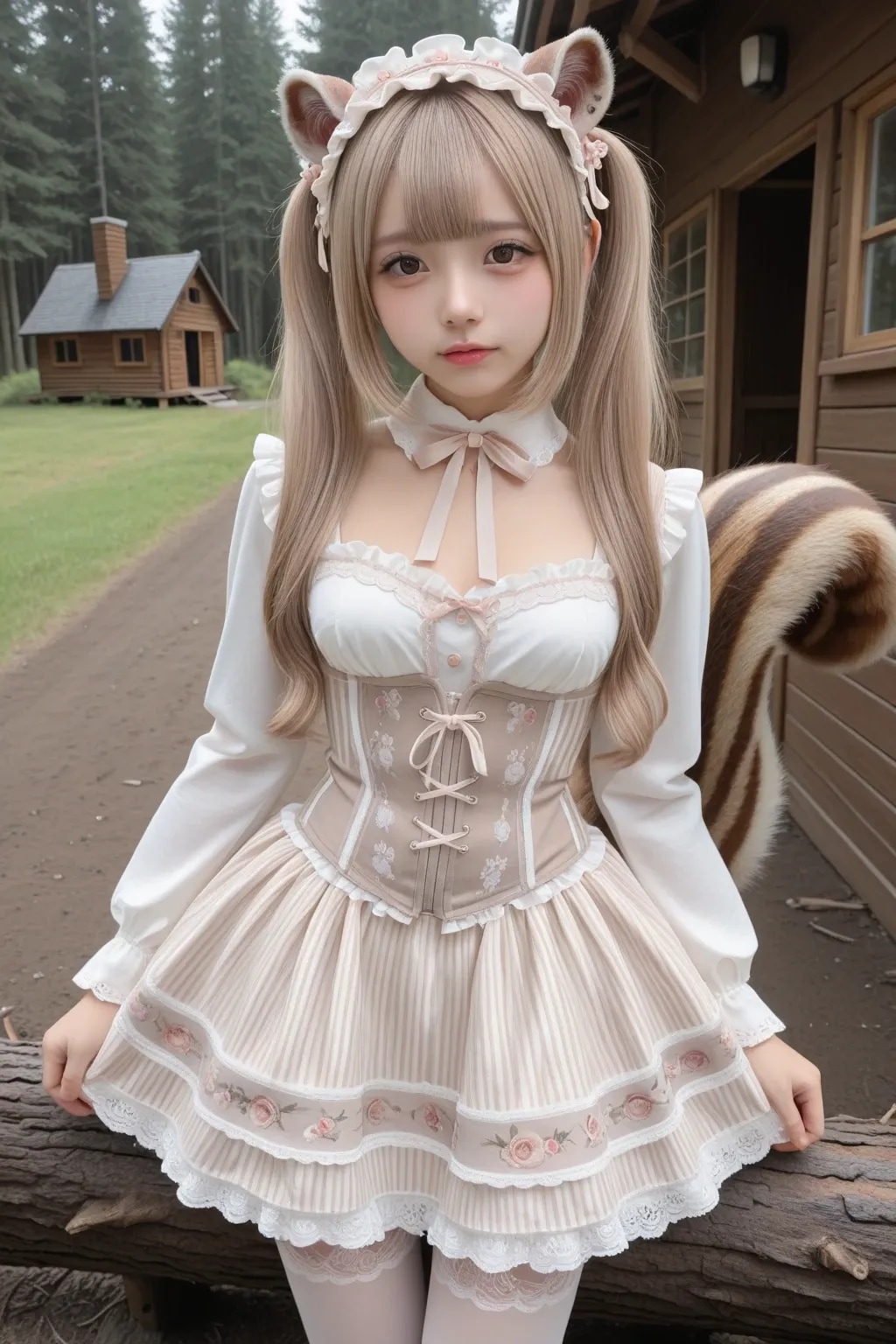 シルちゃん地雷系フェイス003《おいでよ どうぶつの娘》