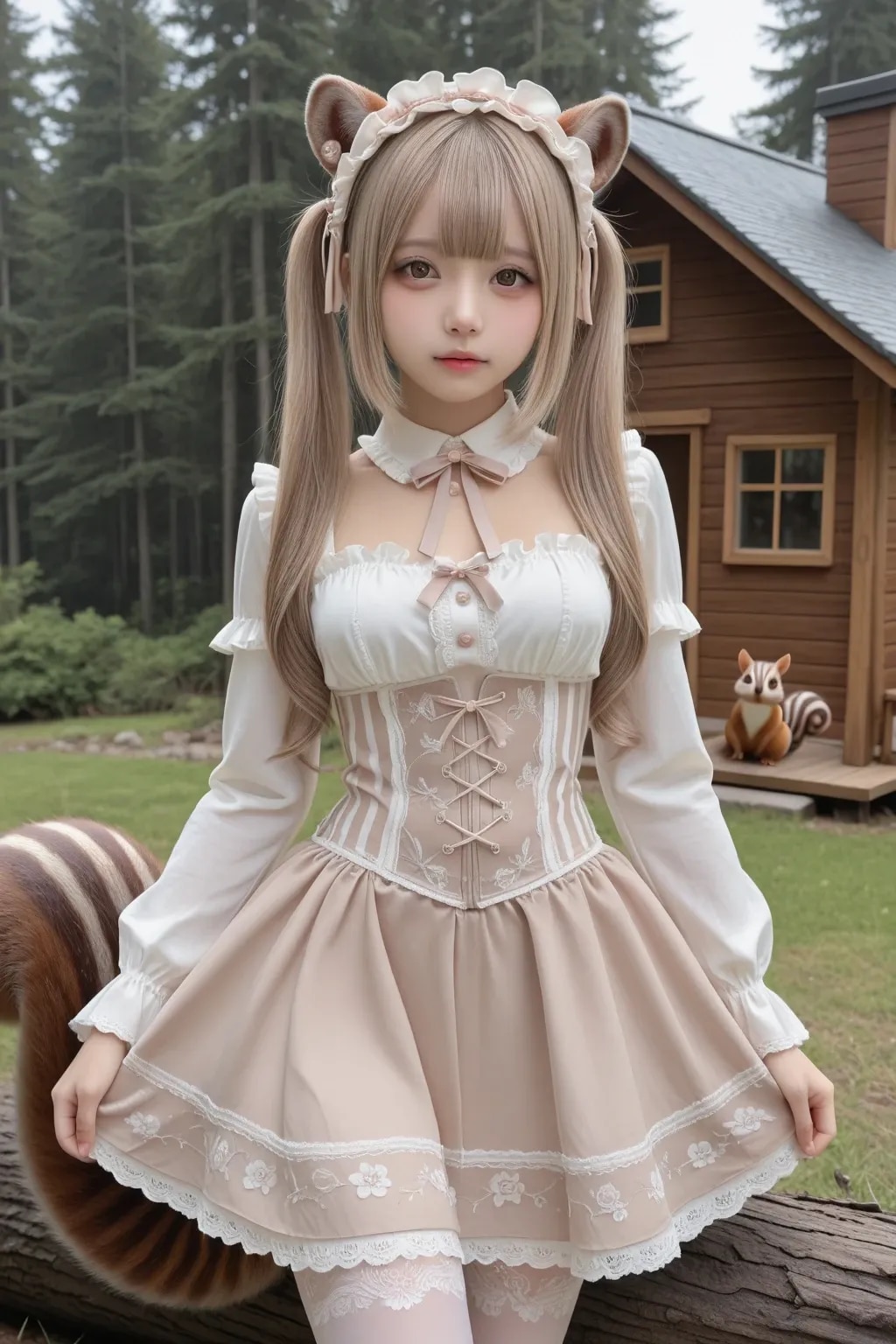 シルちゃん地雷系フェイス003《おいでよ どうぶつの娘》