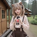 シルちゃん地雷系フェイス003《おいでよ どうぶつの娘》 3枚目