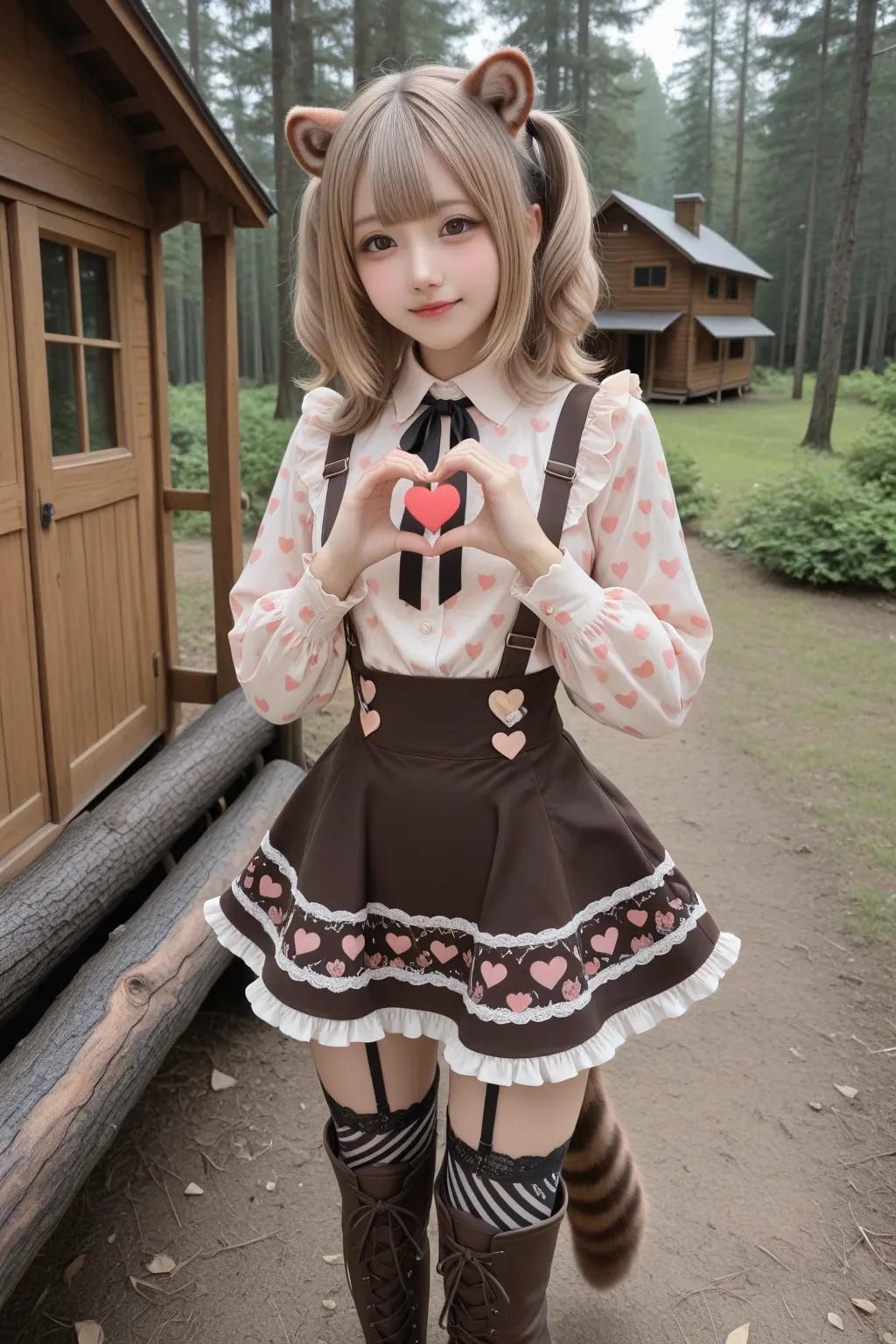 シルちゃん地雷系フェイス003《おいでよ どうぶつの娘》