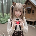 シルちゃん地雷系フェイス003《おいでよ どうぶつの娘》 4枚目