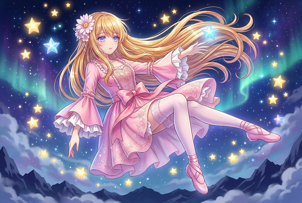 星空を舞う花姫