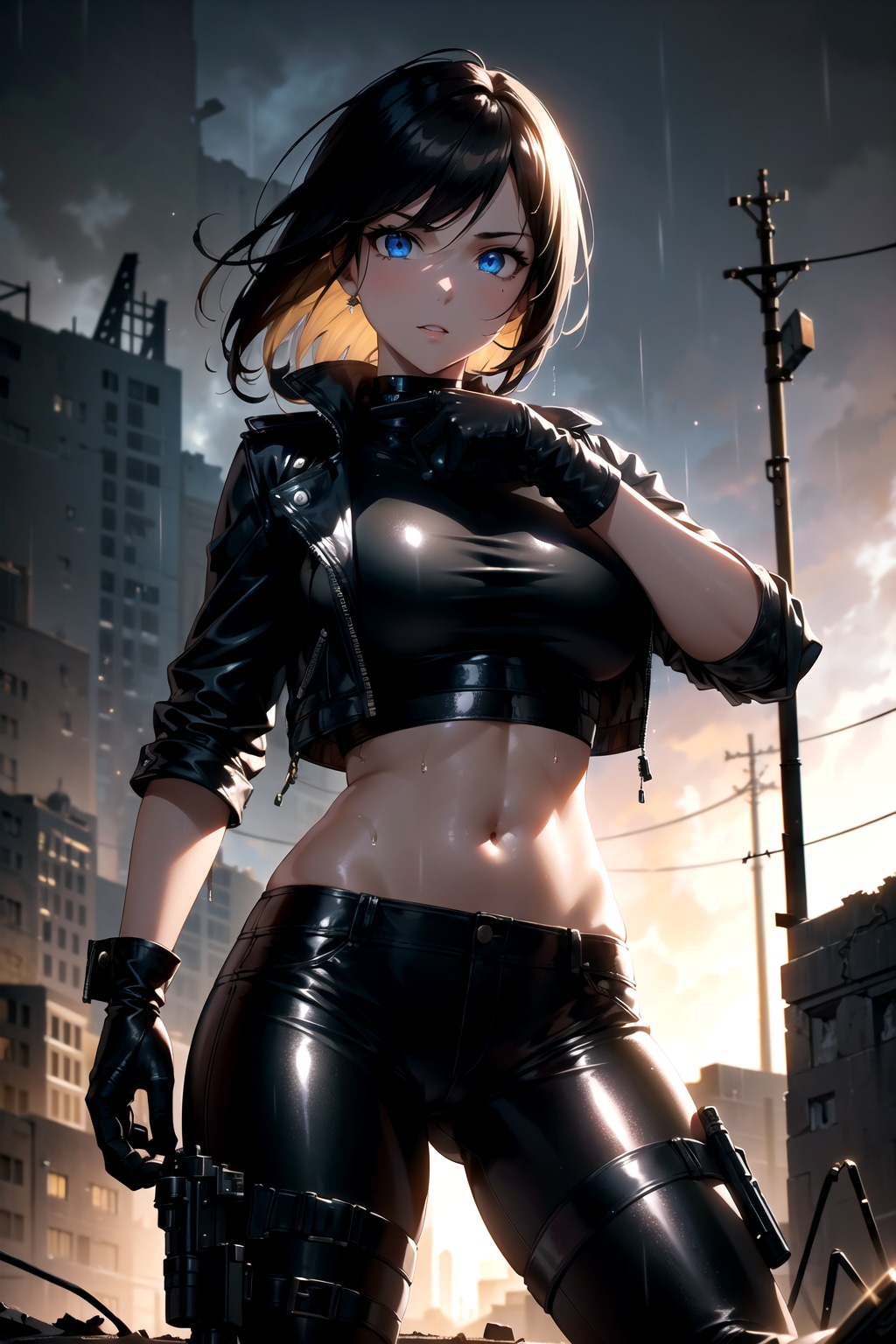 サバイバル風の美女